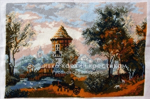 Продажа картин вышитых крестиком под заказ