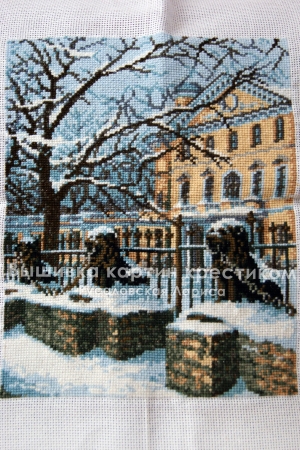 Продажа картин вышитых крестиком под заказ